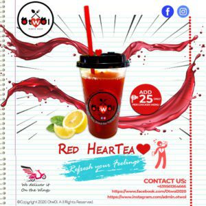 red heart tea